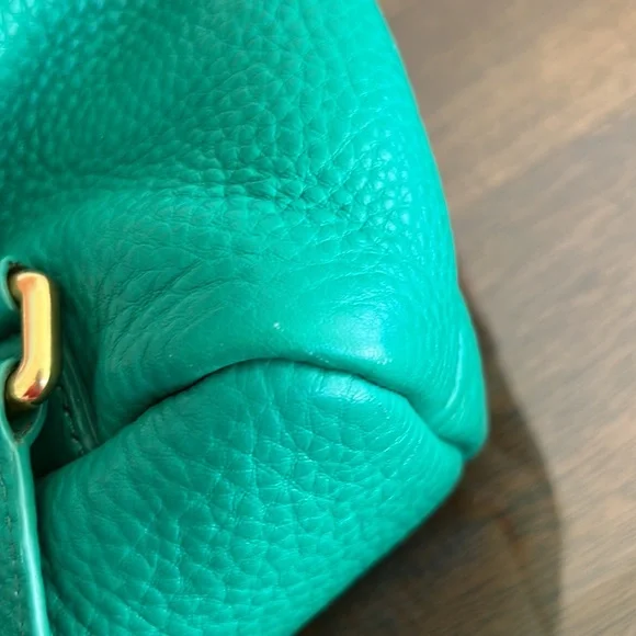 Rare Marc Jacobs Green Leather Backpack - Picture 10 of 11